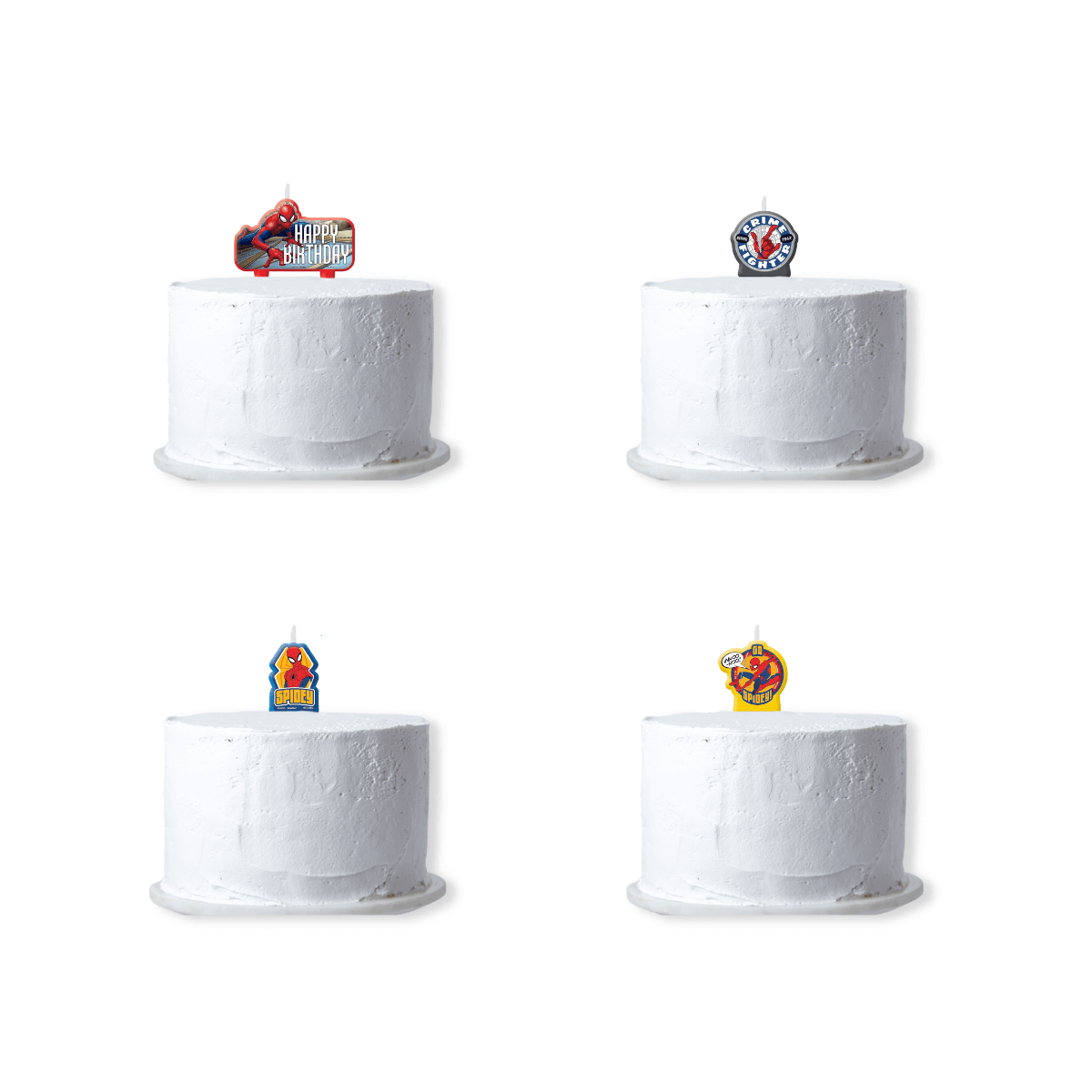 SpiderMan Birthday Candle Set - Image 3