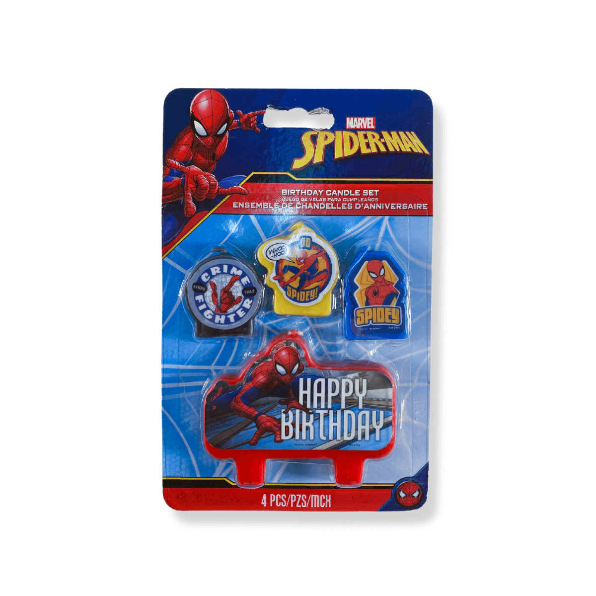 SpiderMan Birthday Candle Set - Image 4