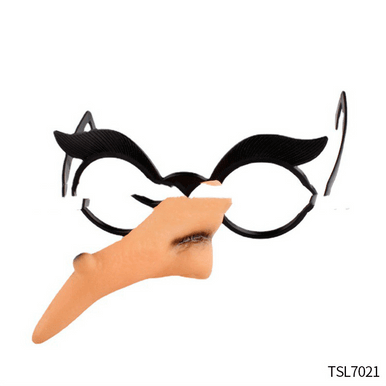 Halloween Costume Witch Spider Pendant Witch Hat Black Cloak Nose Eyes Suit - Image 3