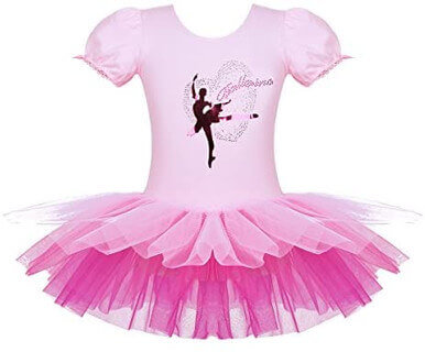 Girls Ballerina Ballet Tutu Costume Dress