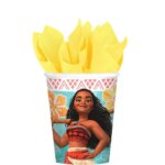 Moana Paper Cups, 9Oz, 8Pcs