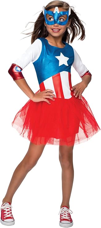 Rubies Metallic Dress Kids American Dream Costume