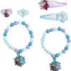 Disney Frozen 2 Best Friends Accessory Set, Includes: 2 Bracelets, 2 Rings, 2 Hair Snap Barrettes