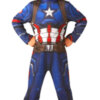 Avengers Aou Captain America Deluxe Costume-Boys