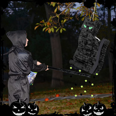 Halloween Black Cat Pinata Spooky Cat - Image 2