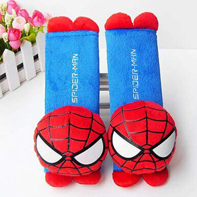 Spider Man Design Multi Use Auto Car Seat Belt