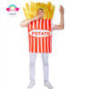 Adult French fries  cosplay costume party  Stage costume