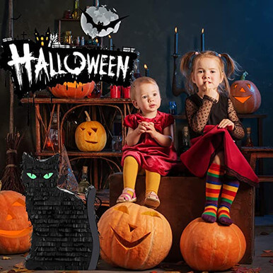 Halloween Black Cat Pinata Spooky Cat - Image 4