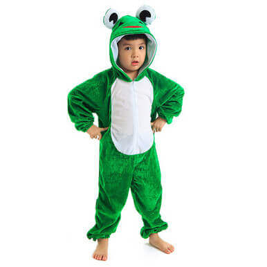 Children's Frog One-piece Costume