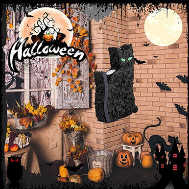 Halloween Black Cat Pinata Spooky Cat - Image 3