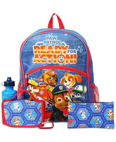 Paw Patrol Backpack & Accessories Set