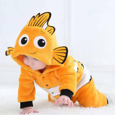 Anime Baby Nemo Clown-Fish Costume