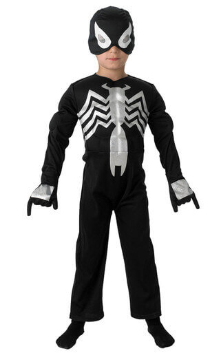 Venom Black Spiderman Costume for Kids