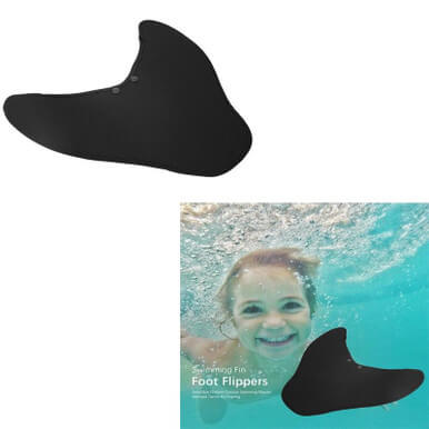 Children Outdoor Swimming Fin Foot Flippers Mermaid Tail Diving Monofin For Kids Training Learning Accessories Small Size - Image 3