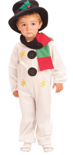 Snow-Man Kids Costume