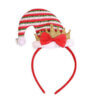 Christmas Headband Elf -Green/White