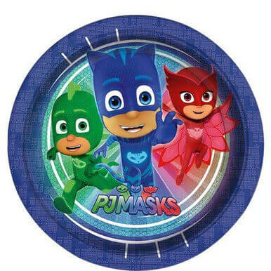 PJ Masks Paper Plates - 23cm