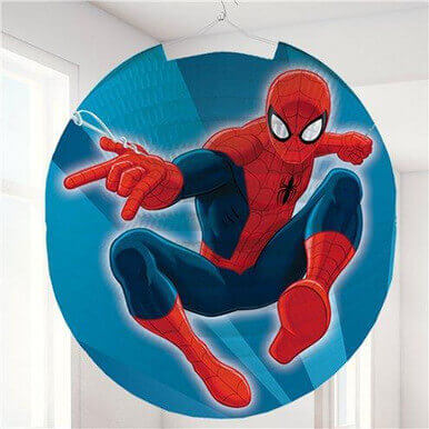 Spider-Man Round Paper Lantern