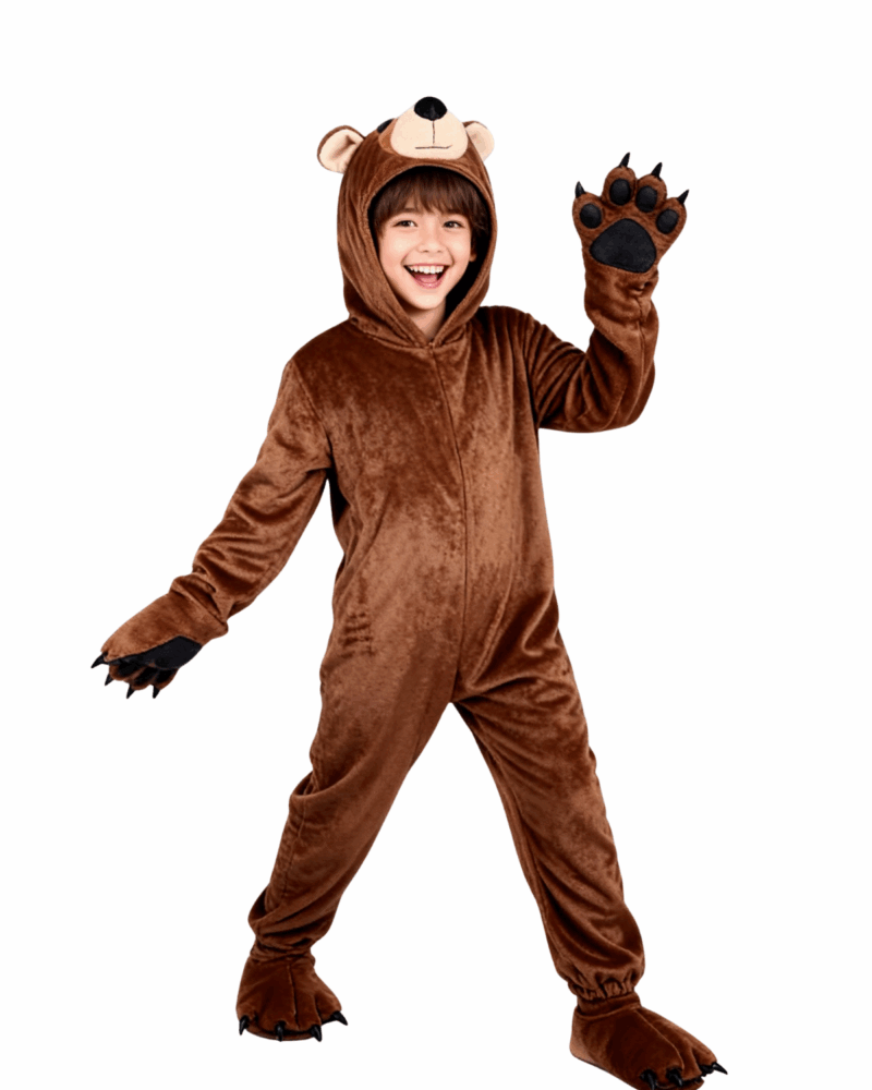 Children's Animal Brown Bear Modeling Costume Props