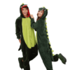 Adult Green Dinosaur Onesie  Pajama