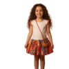 Ramadan Dress For Girls Colorful Traditional Ramadan Outfit with Mini Bag