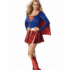 Superhero costume with red and blue