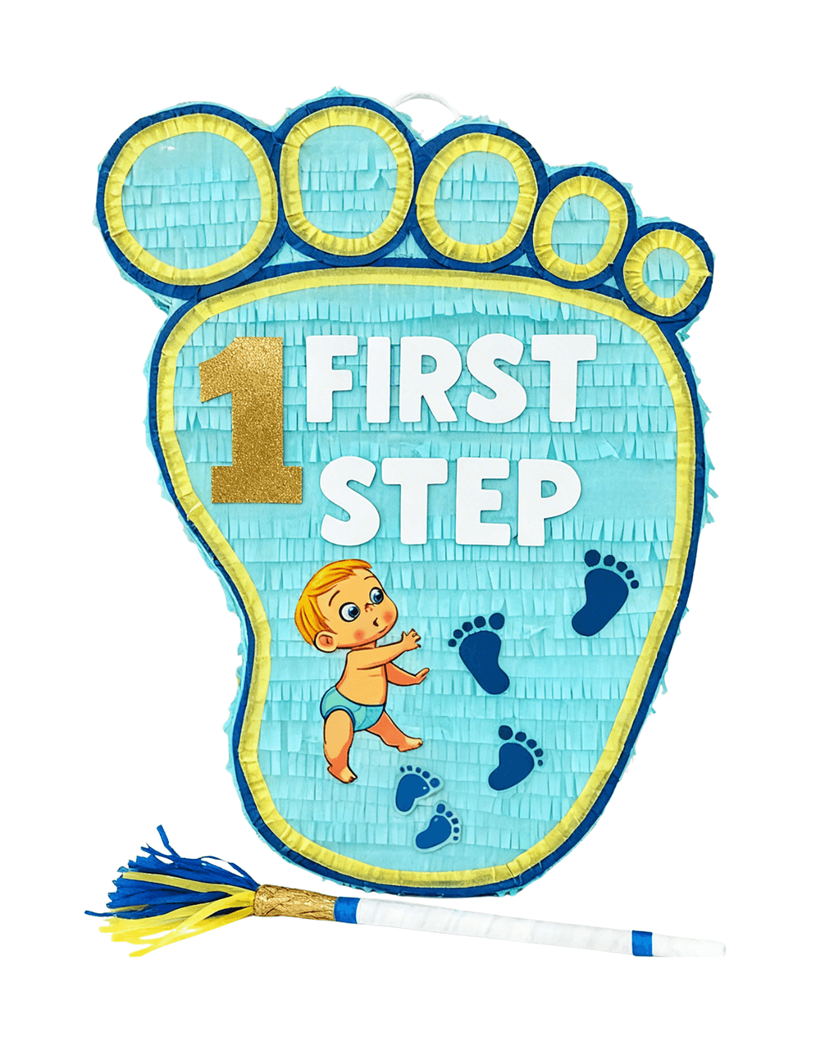 Baby Footprint Piñata – Newborn Baby Shower Party Decoration UAE