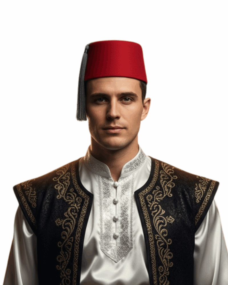 Turkish Hat Red Tarboosh