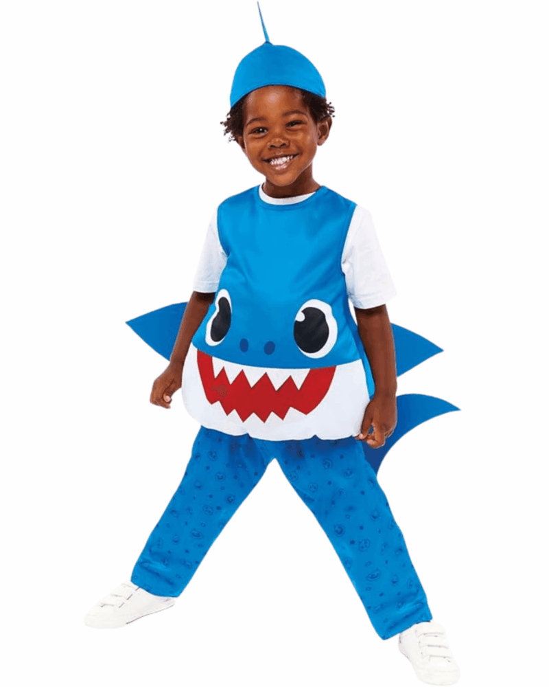 Blue Dad Shark Costume
