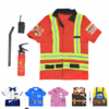 6 Pcs Career Cosplay Cloth Occupation Pretend Play Costume