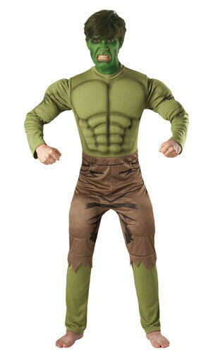 Hulk Deluxe Costume (Std) Adult - Hulk Costumes for Men