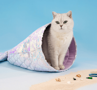 Mermaid Cat Nest Winter Warm Three-dimensional - Image 9