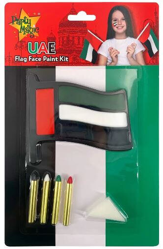 UAE Flag Face Paint Kit