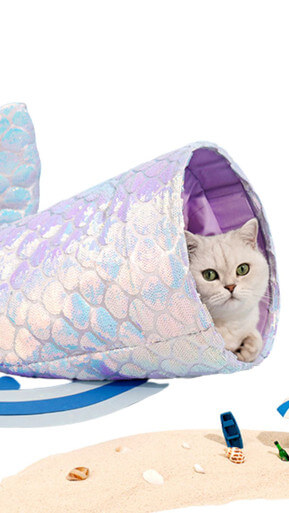 Mermaid Cat Nest Winter Warm Three-dimensional - Image 10