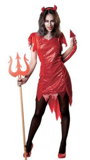 Devil Ladies Halloween Costume