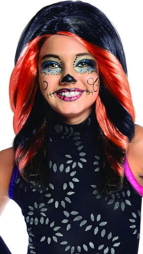 Rubie's Official Monster High Mattel Skelita Calaveras Wig