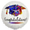 1pc 18? White Round Graduation Foil Balloon, Graduation Party Decoration