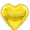 1-Piece 18? Shiny Heart Foil Balloon ? Gold