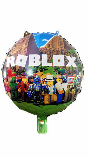 1 Piece 18inch Round Roblox Foil Balloon