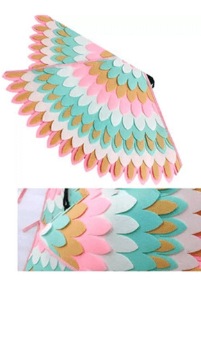 Cape and Mask Set Phoenix Bird Peacock for Children Performance - Image 2