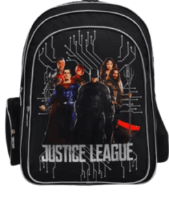 Justice League Printed Backpack 46 H x 32 L x 18 W cm, Black Combo