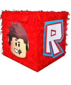 Large Red Roblox Box Pinata