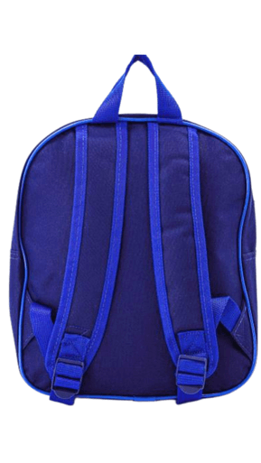 Kid Boy's Embossed Graphic Print Backpack 32 H x 27 L x 8 W cm, Navy Blue - Image 3