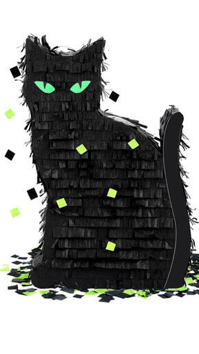 Halloween Black Cat Pinata Spooky Cat
