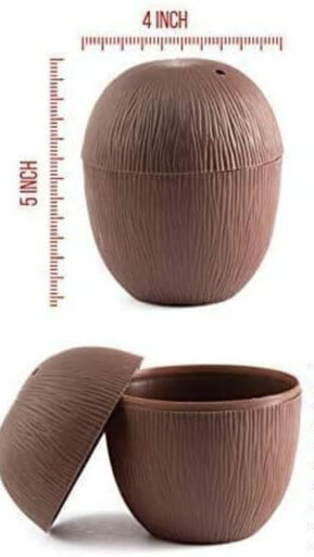Hawaiian Holiday Party Cup Coconut Cup - Image 4