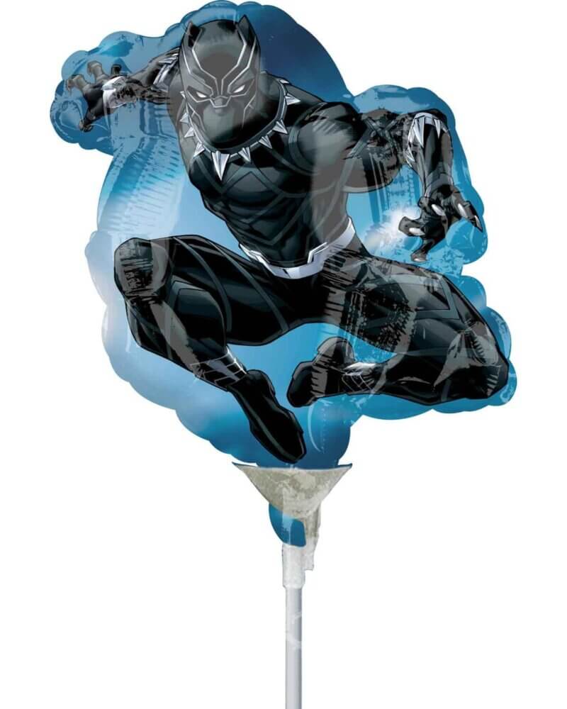 A30 Black Panther Mini Shape Foil Balloon