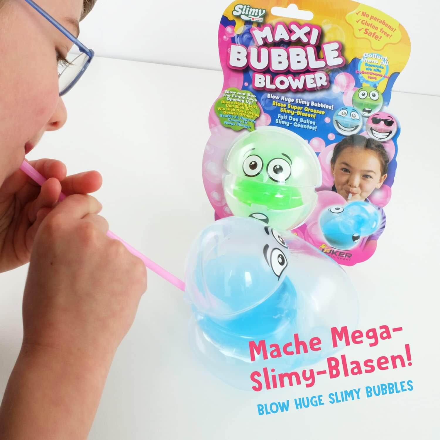 Slimy Funny Maxi Bubble Blower On Blister - Image 2