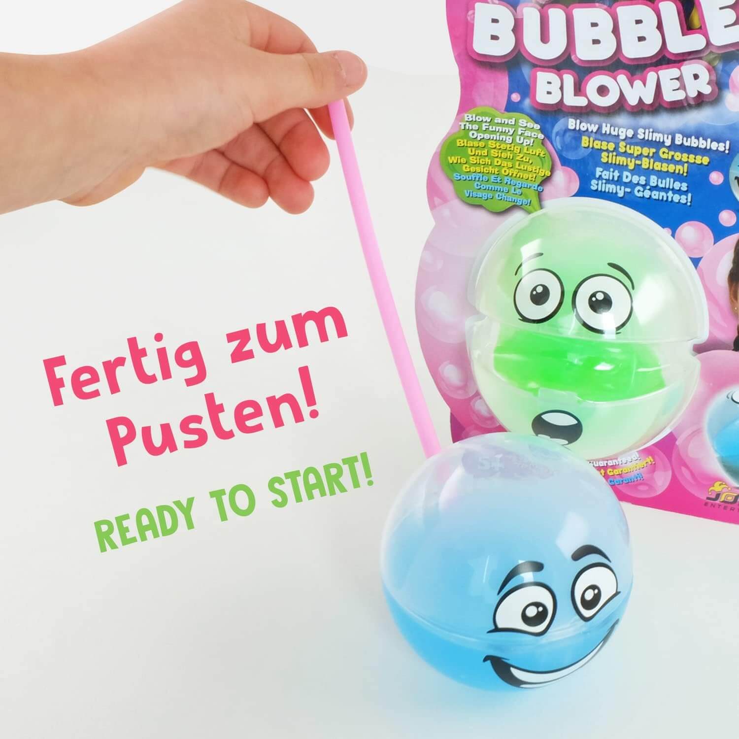 Slimy Funny Maxi Bubble Blower On Blister - Image 3