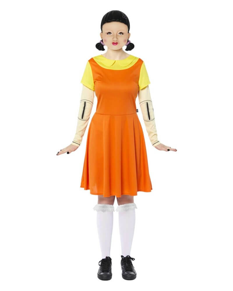 Adult Deluxe Squid Game Doll Dress-Up Size