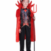 Red Devil King Vampire - Halloween Ghost Costume for Kids